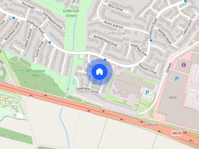 Townhouse for rent in Attenborough, East Midlands