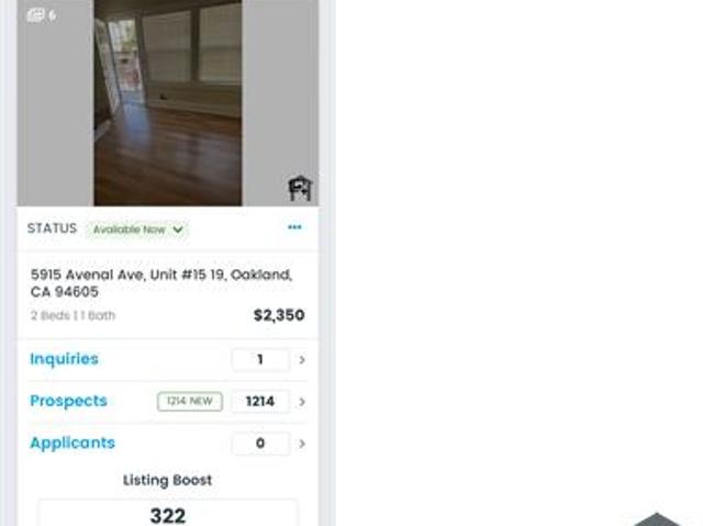 Townhouse for rent in Oakland