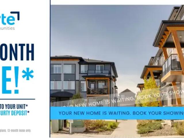 Townhouse for rent in Livingston, Calgary
