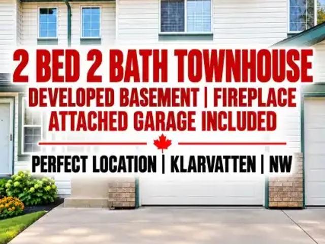 Townhouse for rent in Wedgewood, Alberta