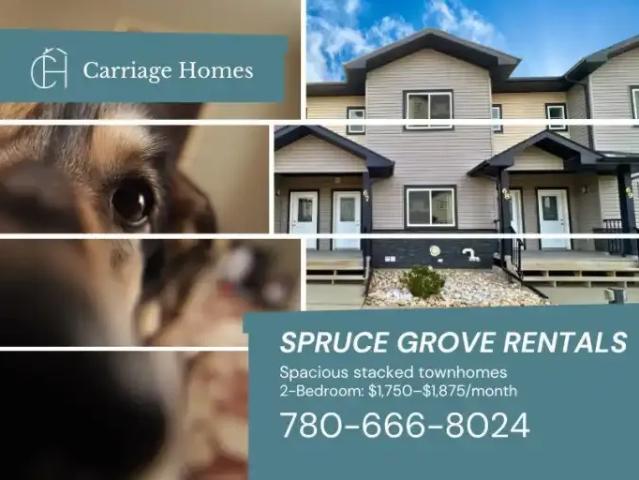 Townhouse for rent in Spruce Grove, Alberta