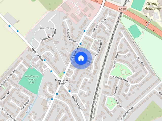 Townhouse for rent in Wrenthorpe, West Yorkshire