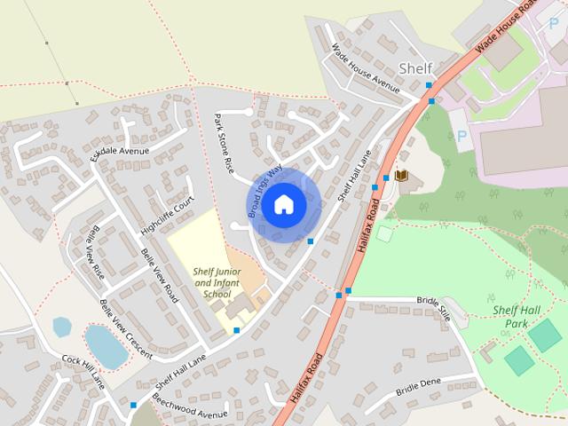 Townhouse for rent in Shelf, West Yorkshire