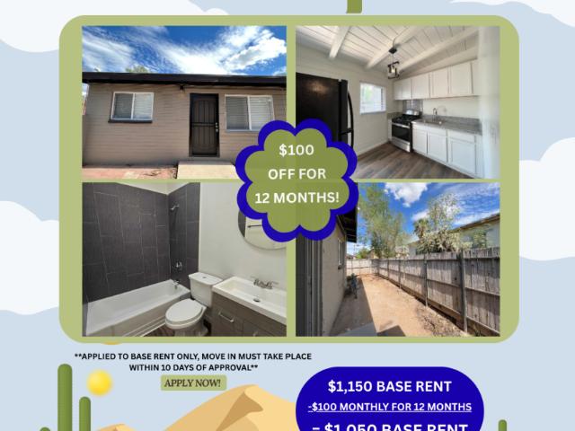 Apartment for rent in Tucson, Arizona