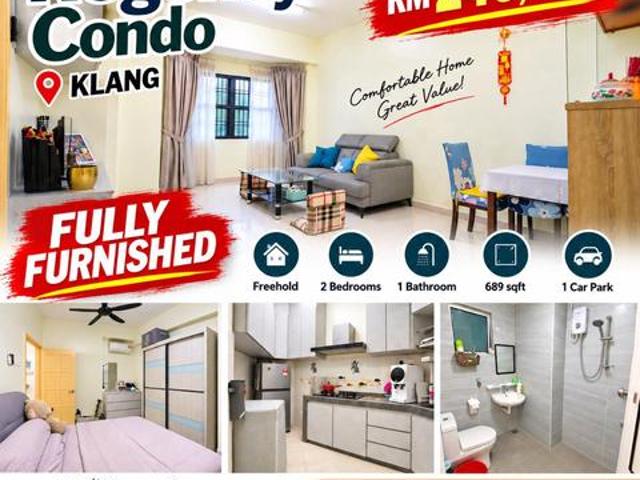 Condominium for sale in Bandaraya Klang, Klang