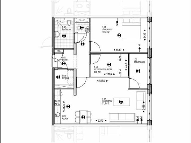 Appartement te huur in Centrum, Breda