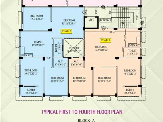 Flat for sale in Bagbazar, Chandannagar