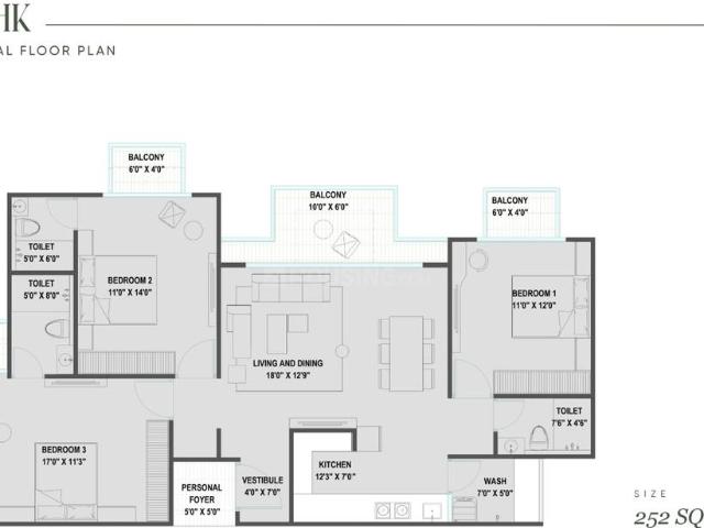 Flat for sale in Gota, Gujarat