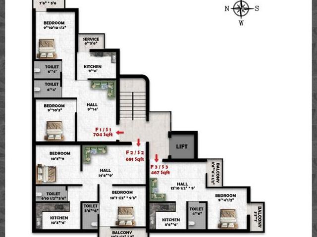 Flat for sale in Lakshmipuram, Tamil Nadu