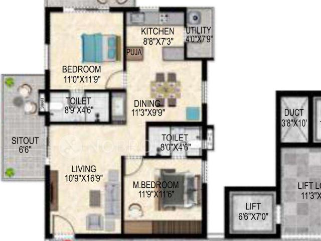 Flat for sale in Kollur, Telangana