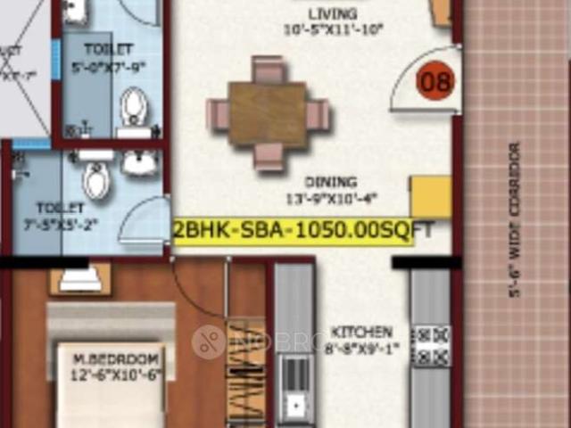 Flat for sale in Bangalore South, Cox Town - Bangalore