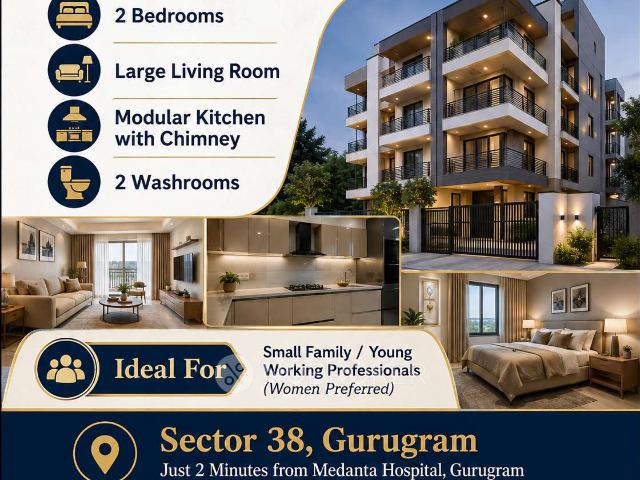Flat for rent in Hariana