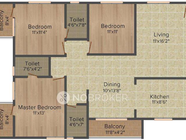 Flat for sale in Bangalore South, Cox Town - Bangalore