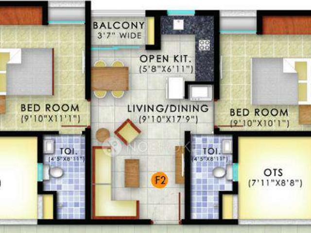 Flat for sale in Santoshapuram, Chennai