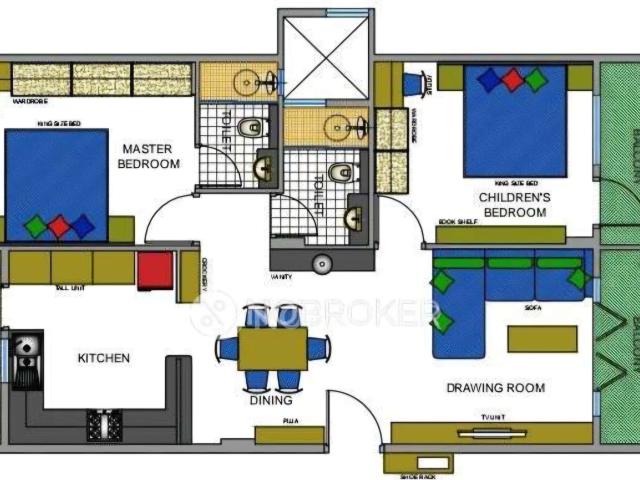 Flat for rent in Bangalore East, Cox Town - Bangalore