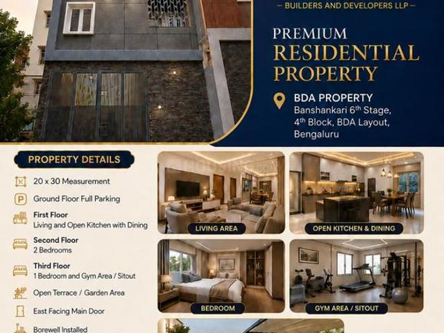 Villa for sale in Bangalore South, Cox Town - Bangalore