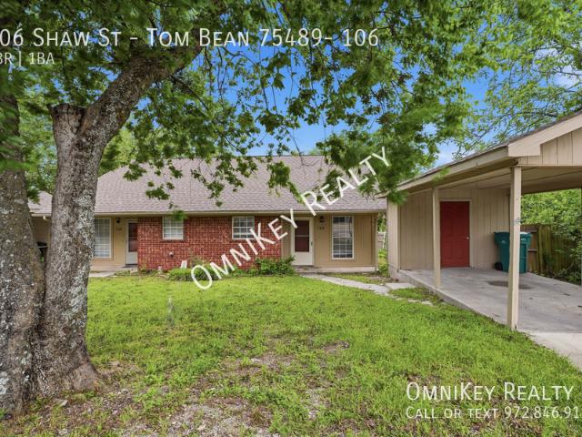 Apartment for rent in Tom Bean, Texas