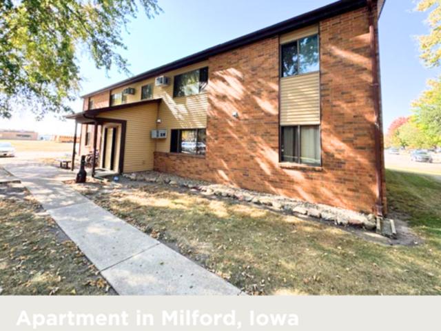Apartment for rent in Milford, Iowa