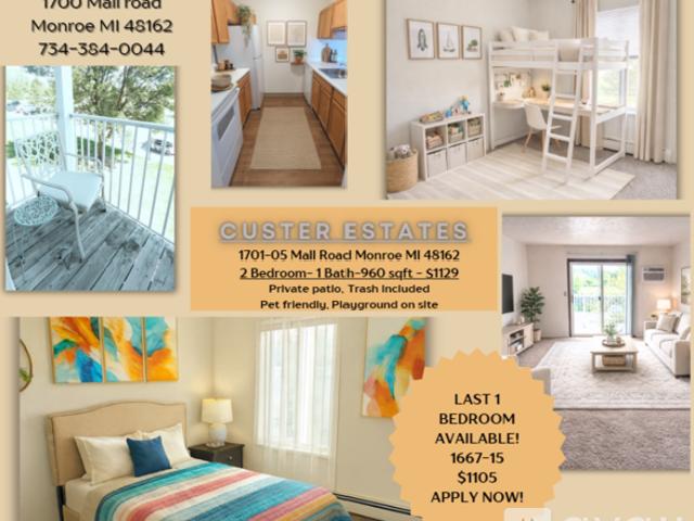 Apartment for rent in Newport, Michigan