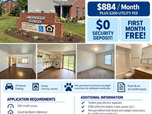 Apartment for rent in Elizabethville, Pennsylvania