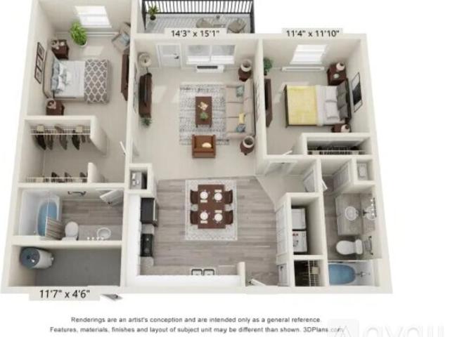 Apartment for rent in Grant Creek, Missoula