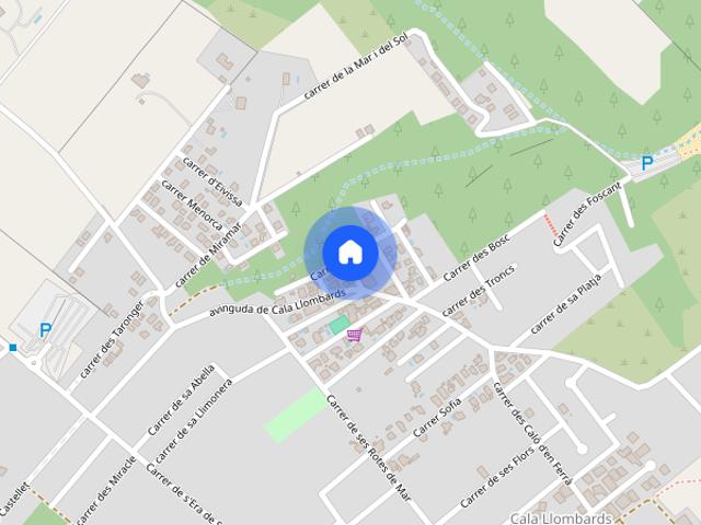 Apartamento en alquiler en Cala Llombards, Migjorn