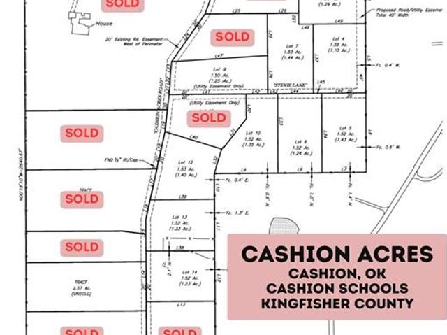 Land for sale in Cashion, Oklahoma