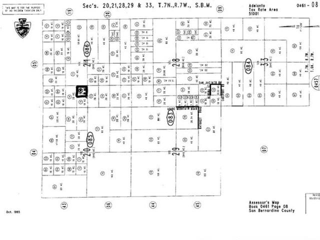 Land for sale in Adelanto, California