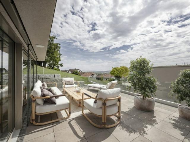 Terrassenwohnung kaufen in Oberlunkhofen, Aargau