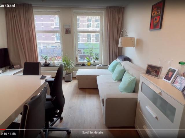 Appartement te huur in Van Lennepbuurt, Amsterdam