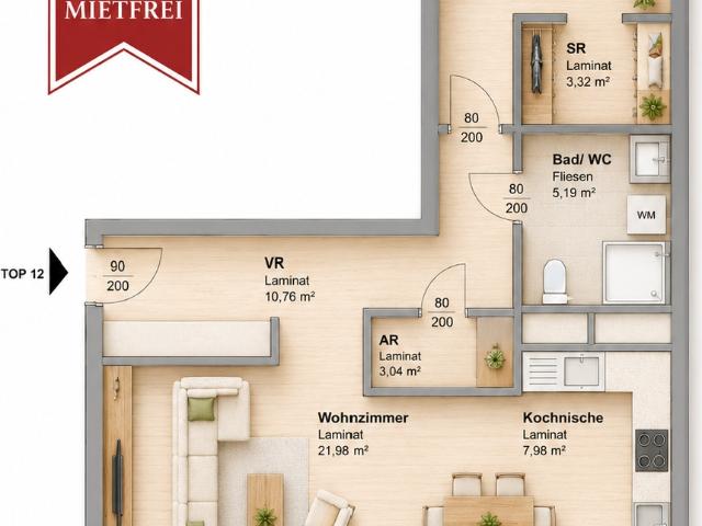 Apartment mieten in Gries, Gersdorf-Feistritz