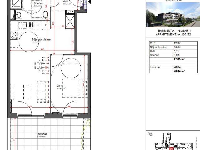 Appartement location à Strasbourg, Vendenheim