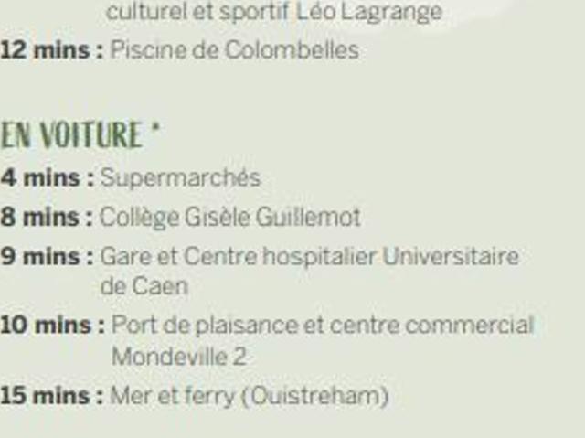 Appartement vente à Caen, Colombelles