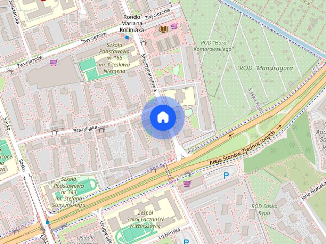 Mieszkanie do wynajęcia w Saska Kępa, Warszawa