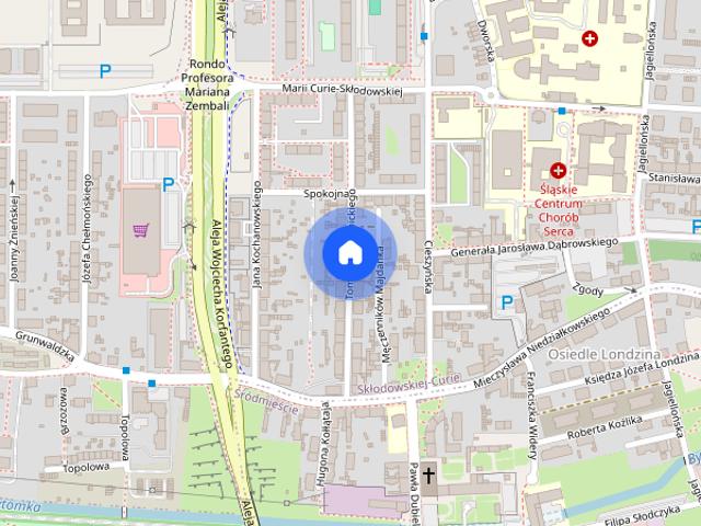 Mieszkanie do wynajęcia w Skłodowskiej-Curie, Zabrze