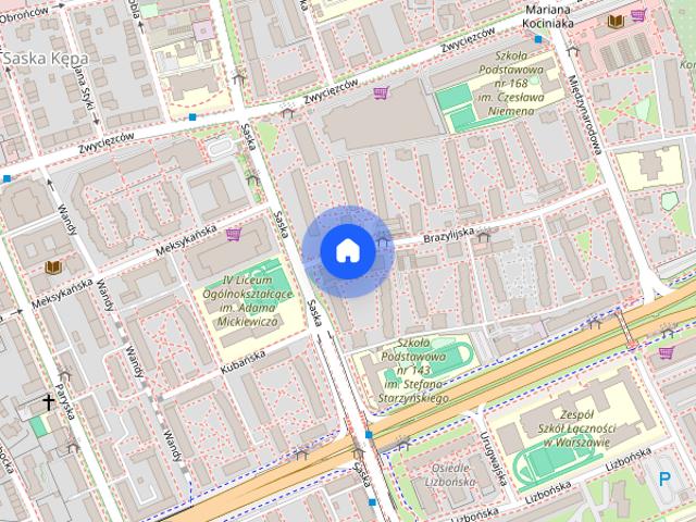 Mieszkanie do wynajęcia w Saska Kępa, Warszawa