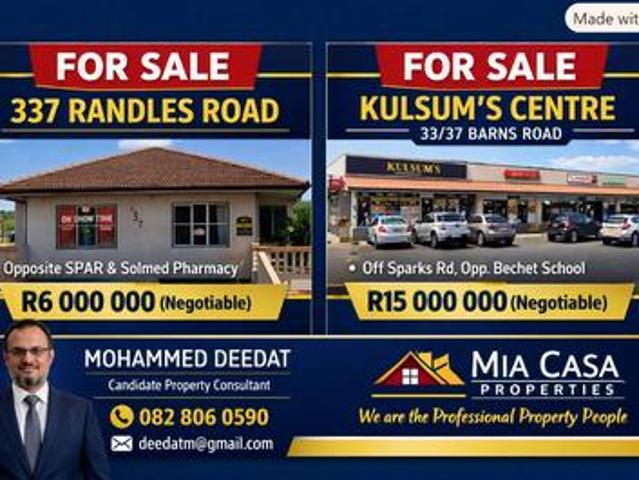 Commercial for sale in Seaview, Kwazulu-natal