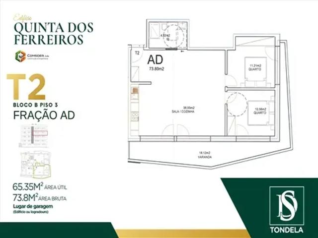 Apartamento venda em Viseu