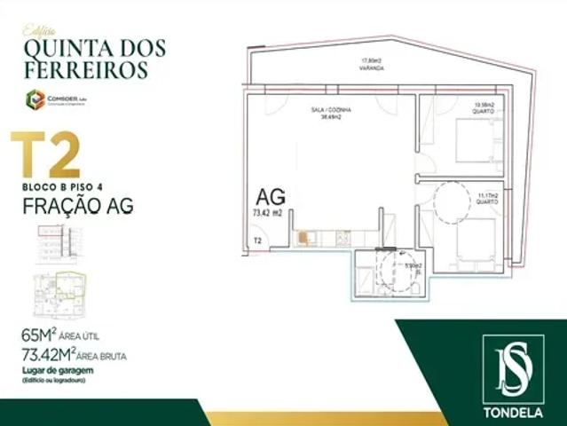 Apartamento venda em Viseu