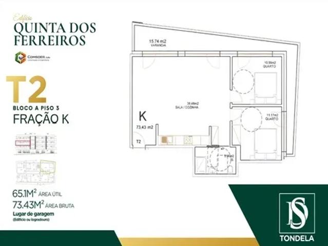Apartamento venda em Viseu