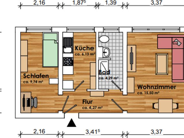 Apartment mieten in Bellin, Mecklenburg-Vorpommern