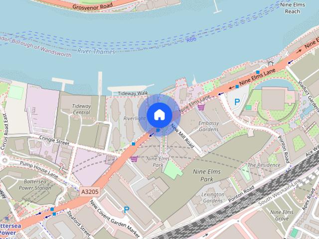 Apartment for rent in Nine Elms, Greater London