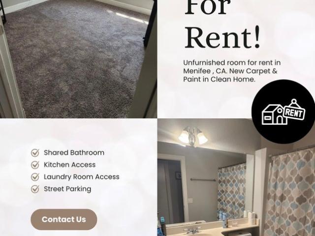 Room for rent in Menifee, California