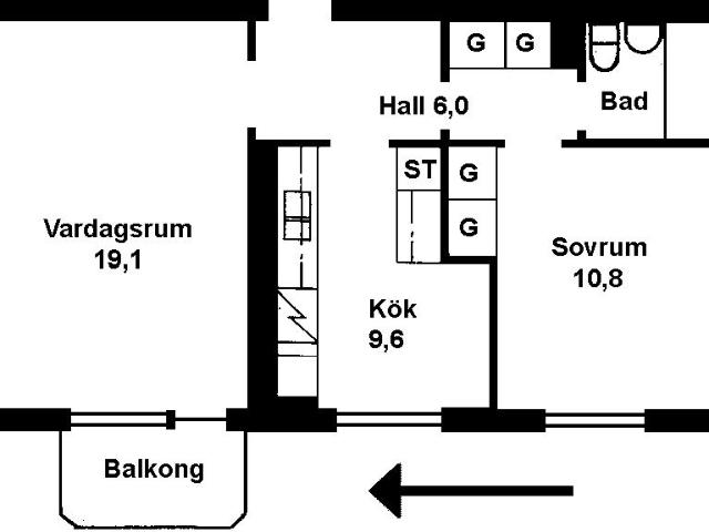 Lägenhet hyra i Eksjö, Jönköping