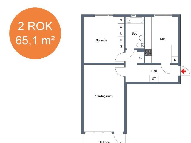 Lägenhet hyra i Linköping, Östergötland