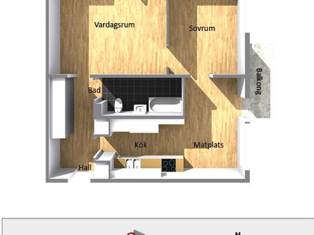 Lägenhet hyra i Åmål, Västra Götaland