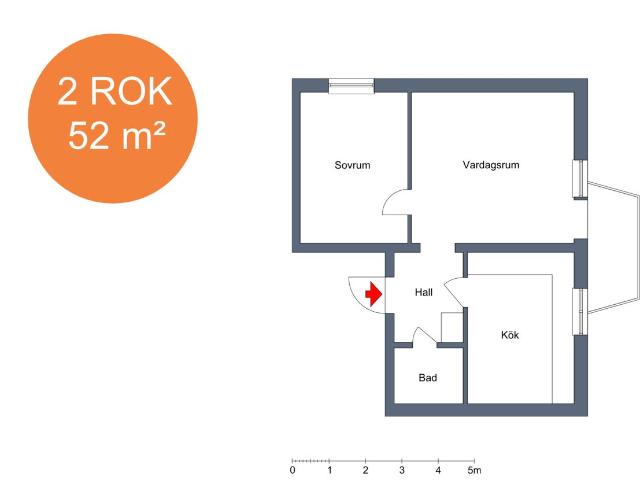Lägenhet hyra i Strömsnäsbruk, Kronoberg