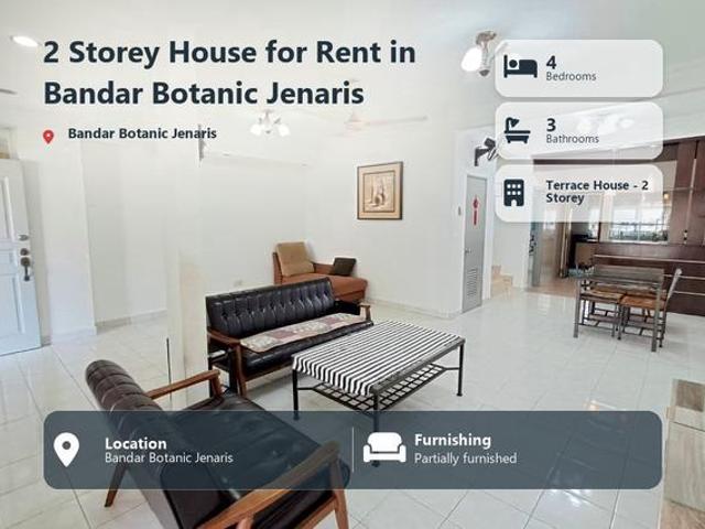 Terraced House for rent in Bandar Botanic, Bandaraya Klang