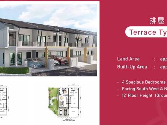 Terraced House for sale in Wellesley, Penang