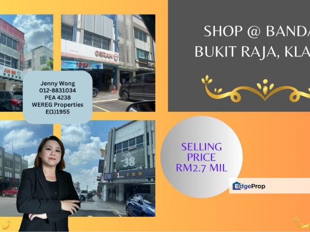 Shop for sale in Port Klang, Selangor